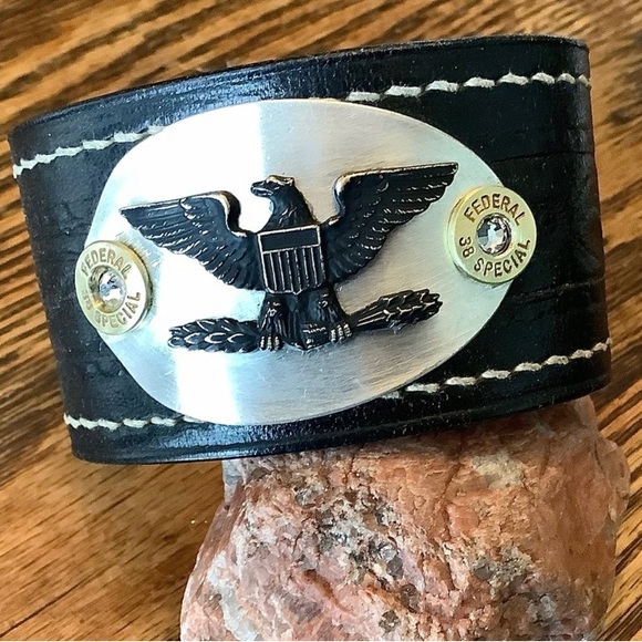 Leather cuff, up to 6 3/4” wrist - Picture 7 of 7